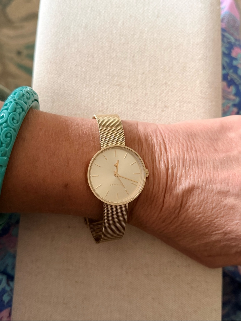 Newgate Never worn, Goldplated Mesh Women's Watch